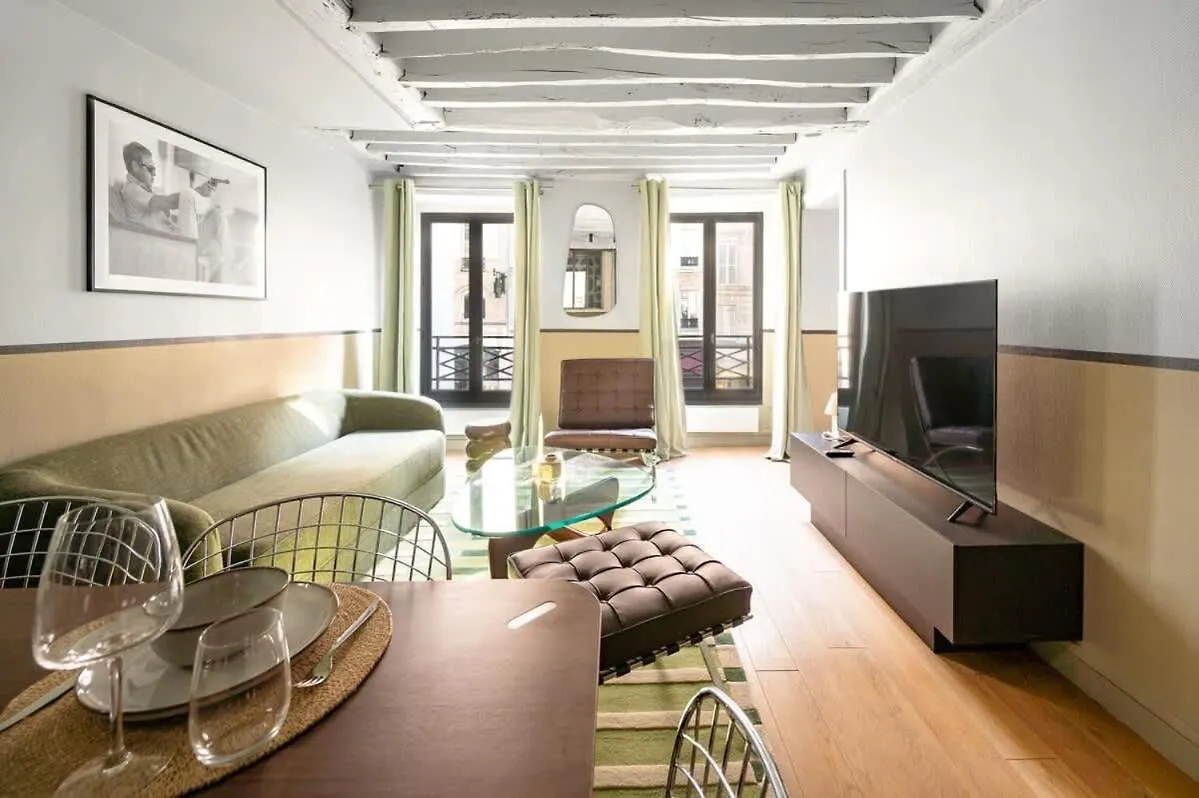 아파트 Appartement Design Et Confortable Au Coeur Du Marais 파리
